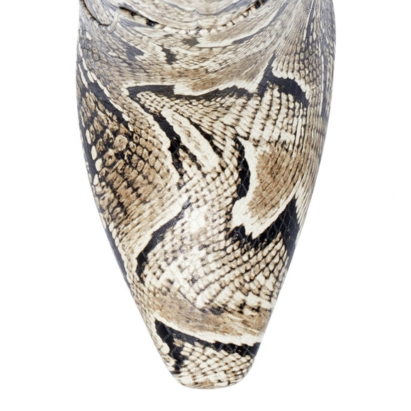 Fierce Vince Camuto Croc Embossed Leather Boots - Picture 7 of 12